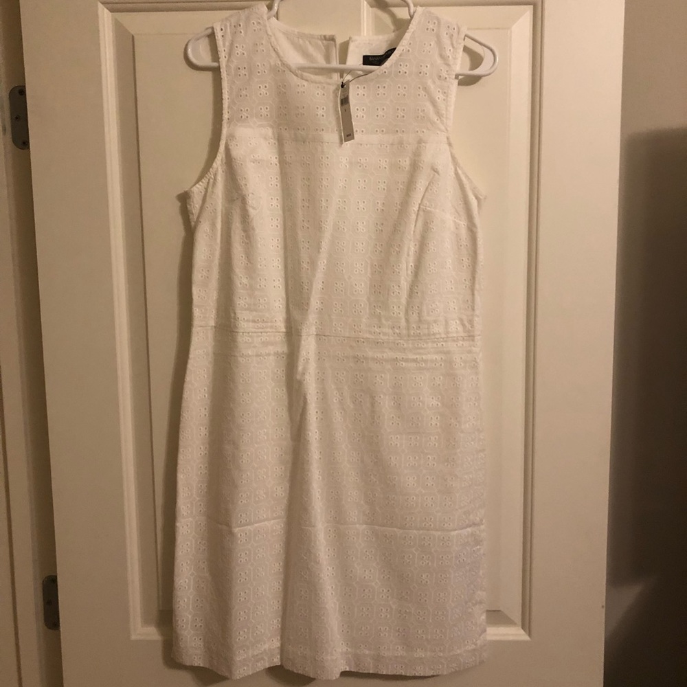 White banana republic dress